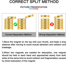 Load image into Gallery viewer, 24K Gold Therapy Magnets 3 Pcs (Focus Qi Coil Energy)