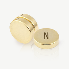 Load image into Gallery viewer, 24K Gold Therapy Magnets 3 Pcs (Focus Qi Coil Energy)